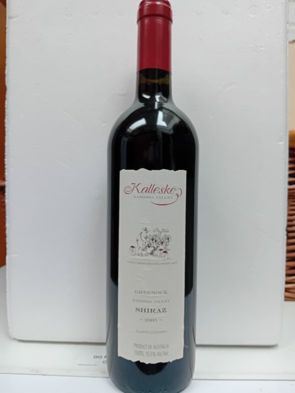 Kalleske Greenock Basket Pressed Shiraz signed by chief wine maker & owner Troy Kalleske