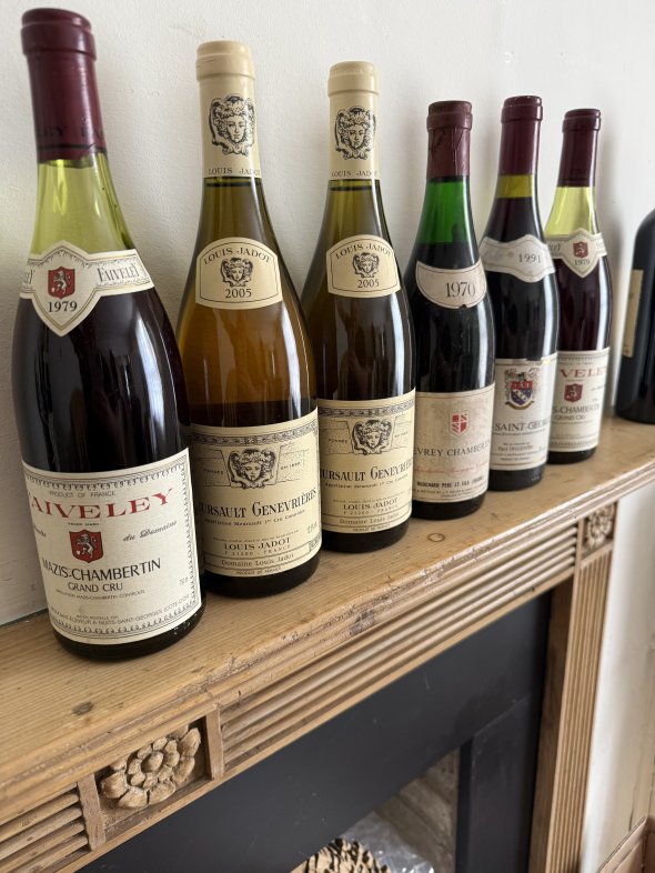  Burgundy bin ends x 6