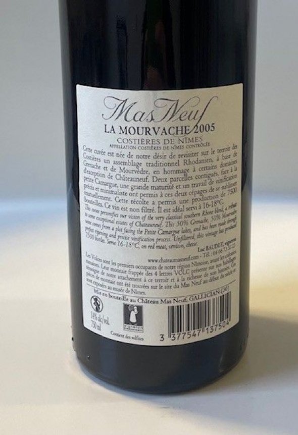 Chateau Mas Neuf, La Mourvache, Costieres de Nimes