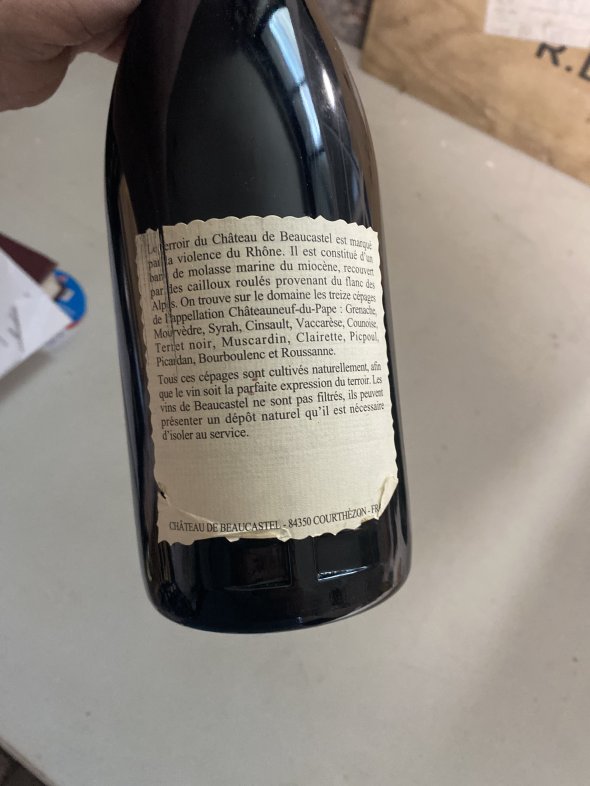 Chateau de Beaucastel Rouge, Chateauneuf-du-Pape