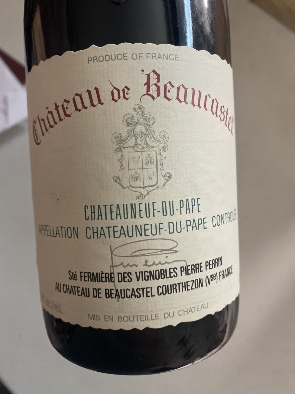 Chateau de Beaucastel Rouge, Chateauneuf-du-Pape