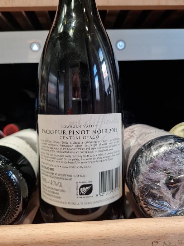 Mt Difficulty, Packspur Vineyard, Central Otago