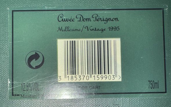 Cuv&eacute;e Dom Perignon Millesime