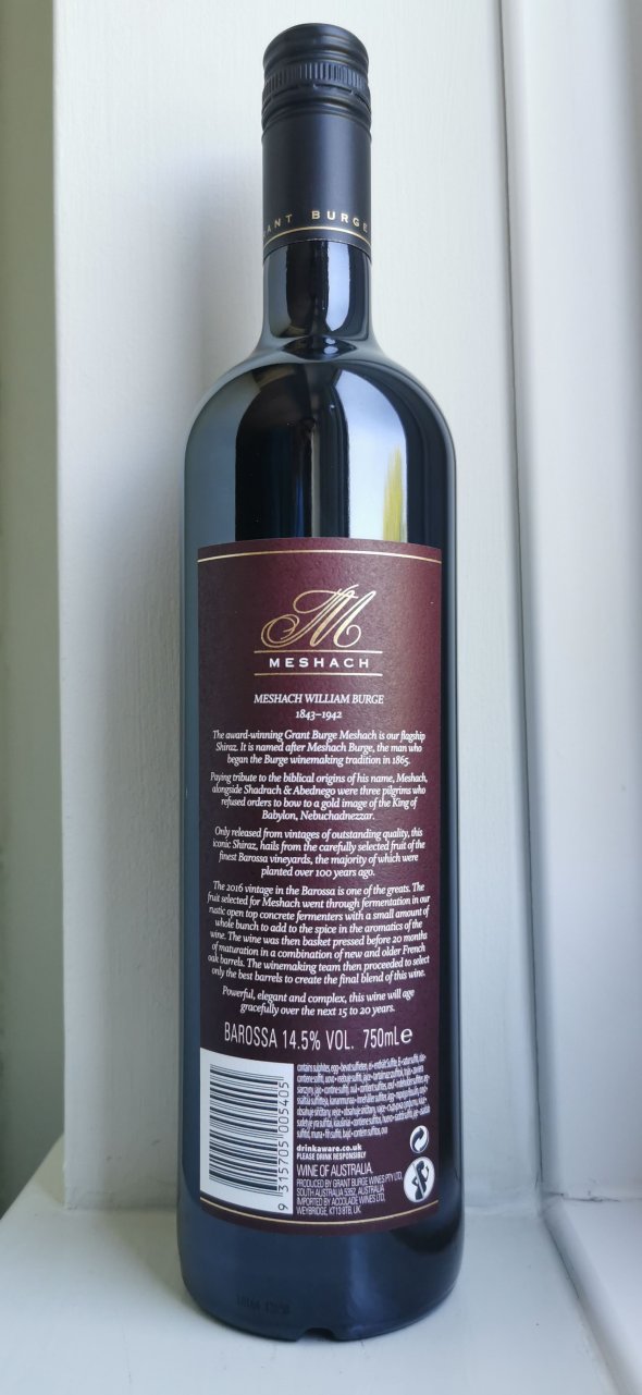 Grant Burge, Meshach, Barossa