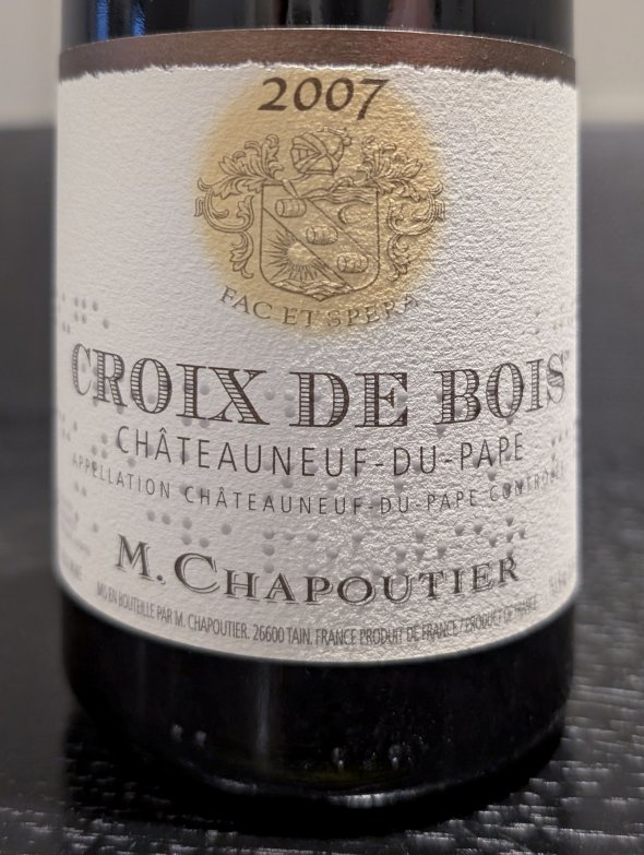 M. Chapoutier, Chateauneuf-du-Pape, Croix de Bois