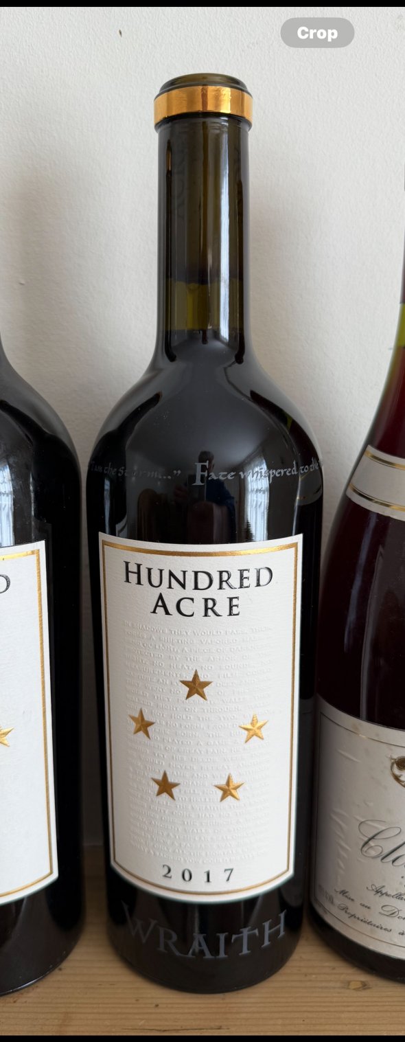 Hundred Acre, Wraith, Napa Valley