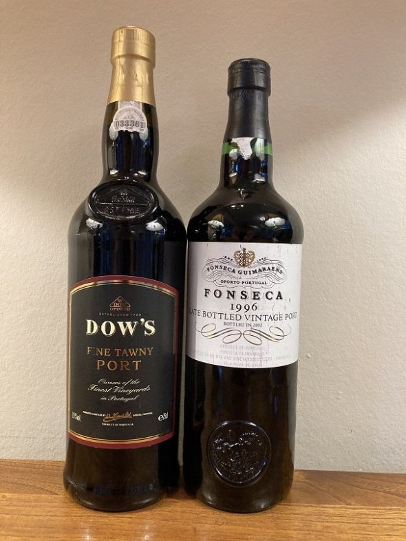 Fonseca LBV 1996 and Dows Fine Tawny Port