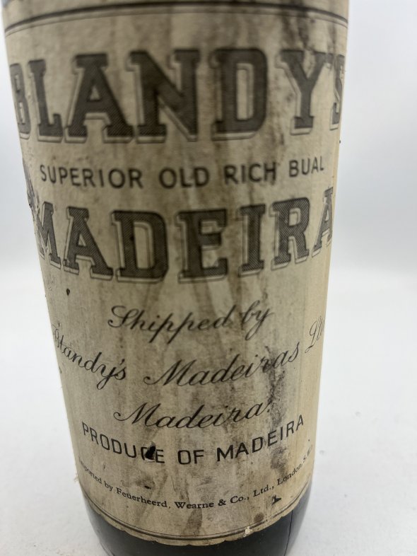 blandy old rich bual madeira, NV 1940'50's