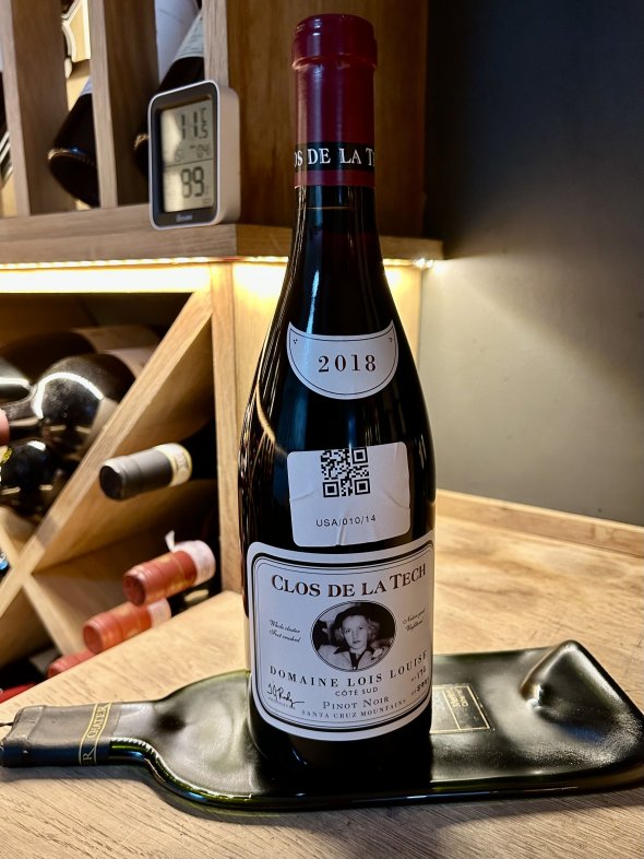 Clos de la Tech, Lois Louise Cote Sud Pinot Noir, Santa Cruz Mountains
