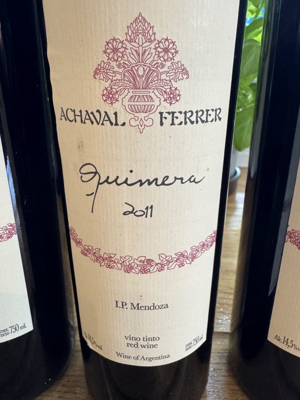 Achaval Ferrer, Quimera, Mendoza