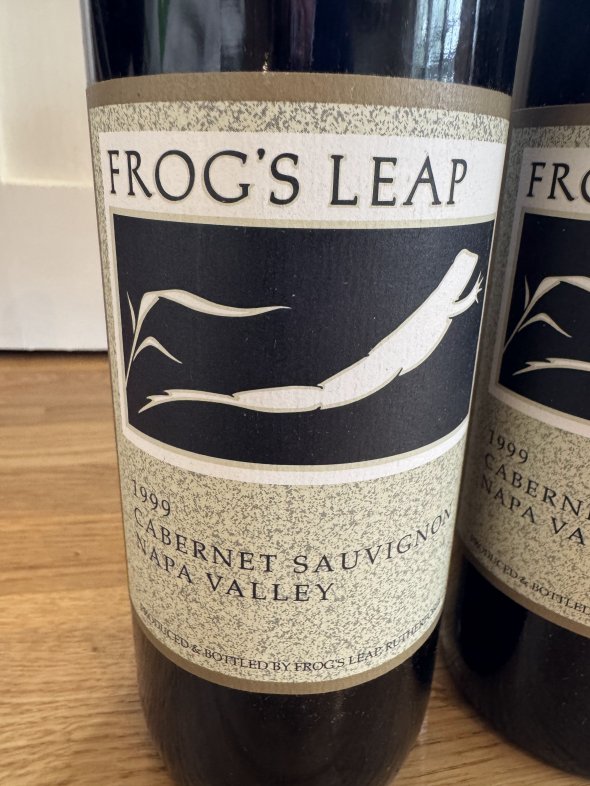Frog's Leap, Cabernet Sauvignon, Rutherford Napa Valley
