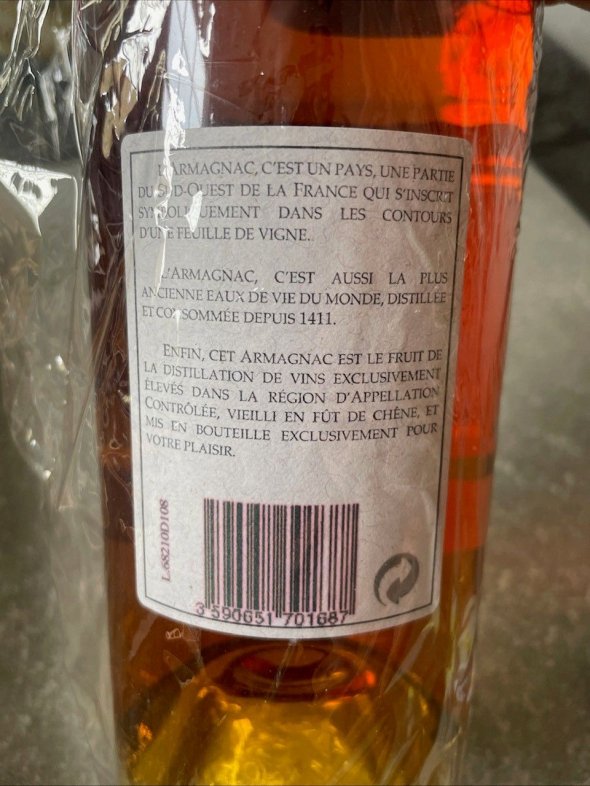 Baron Lustrac, Brut de Fut 25YO XO, Bas Armagnac