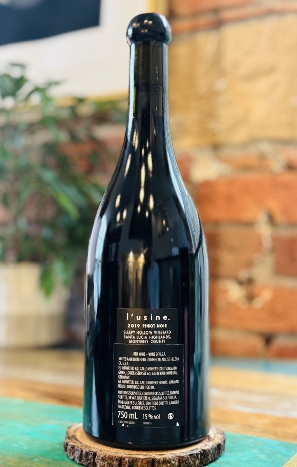 L'Usine, Sleepy Hollow Vineyard Pinot Noir, Santa Lucia Highlands