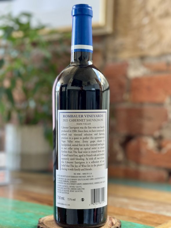 Rombauer Vineyards, Cabernet Sauvignon, Napa Valley