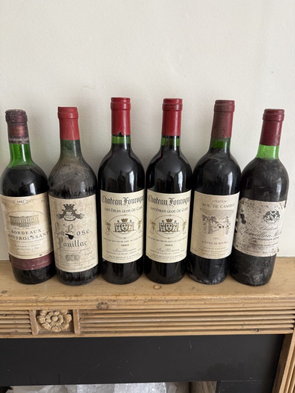 bordeaux bin ends x 6
