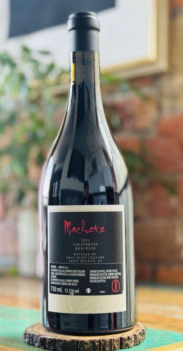 Orin Swift, Machete, California