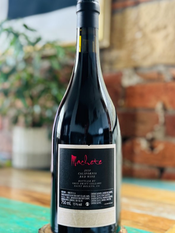 Orin Swift, Machete, California