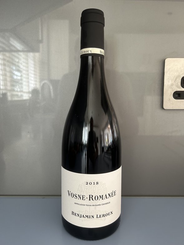 Benjamin Leroux, Vosne-Romanee 2018