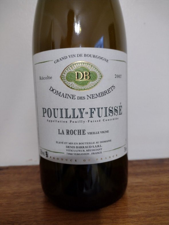 Daniel Barraud, Pouilly-Fuisse, Roche