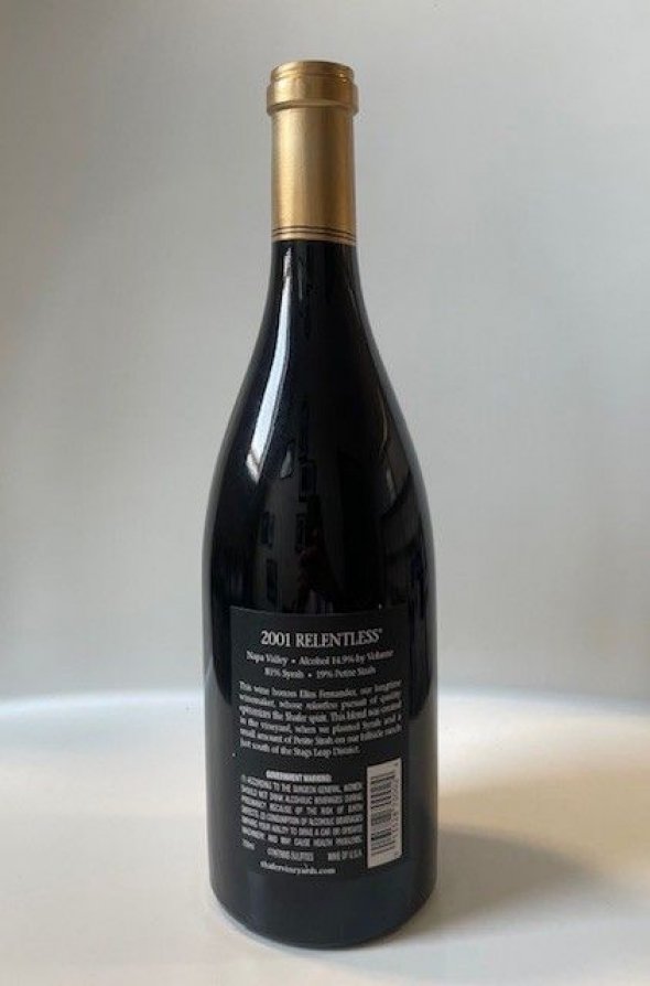 Shafer, Relentless, Napa Valley