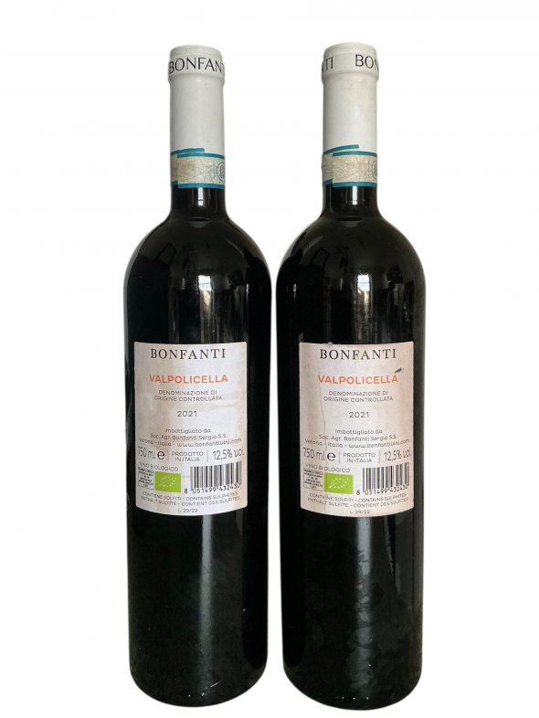 Valpolicella, Bonfanti DOC, Organic.