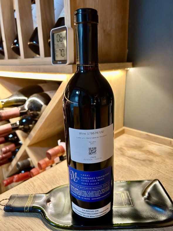 Monvitis, Cuvee Lynn Marie, Napa Valley, Cabernet Sauvignon