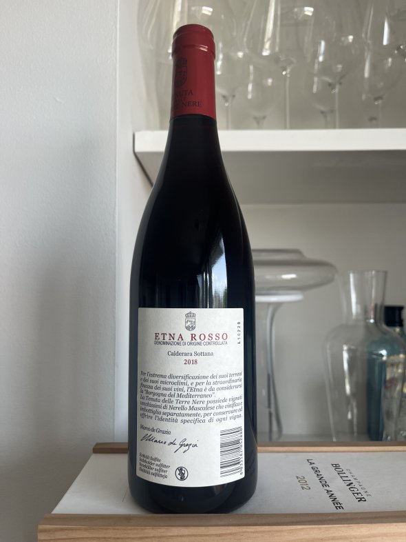 Tenuta delle Terre Nere, Etna Rosso, Calderara Sottana