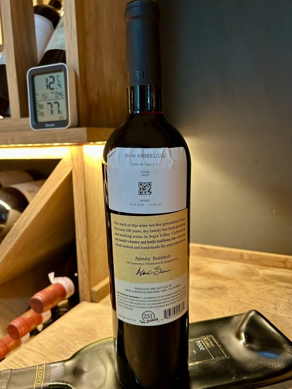 New Clairvaux Aimee Cabernet Sauvignon
