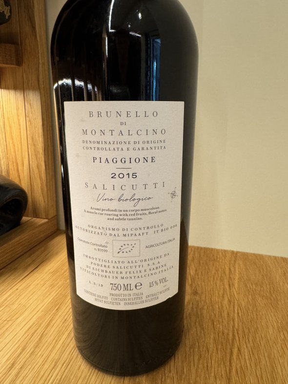 Salicutti, Brunello di Montalcino, Piaggione