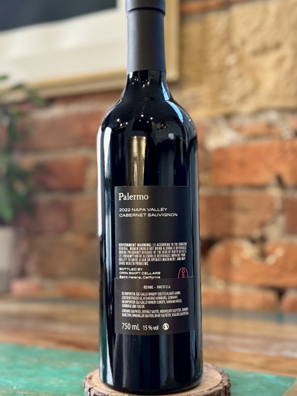 Orin Swift, Palermo, Napa Valley