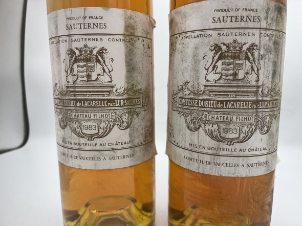 Chateau Filhot 2eme Cru Classe, Sauternes 1983