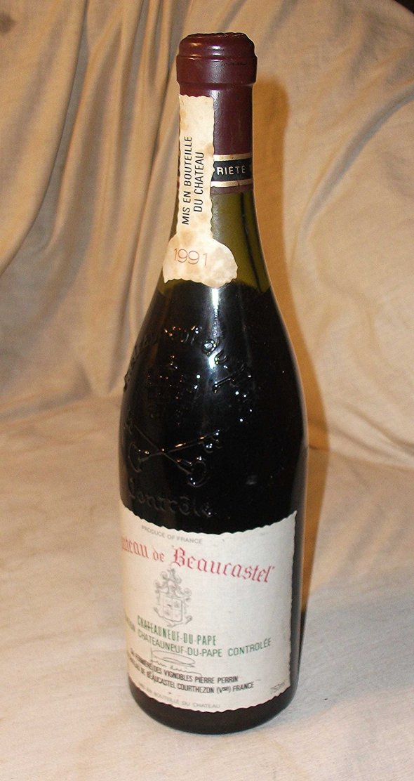 Chateau de Beaucastel,  Chateauneuf-Du-Pape. 1991.