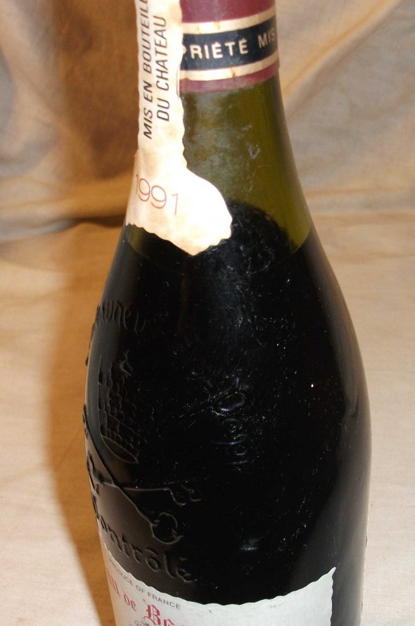 Chateau de Beaucastel,  Chateauneuf-Du-Pape. 1991.