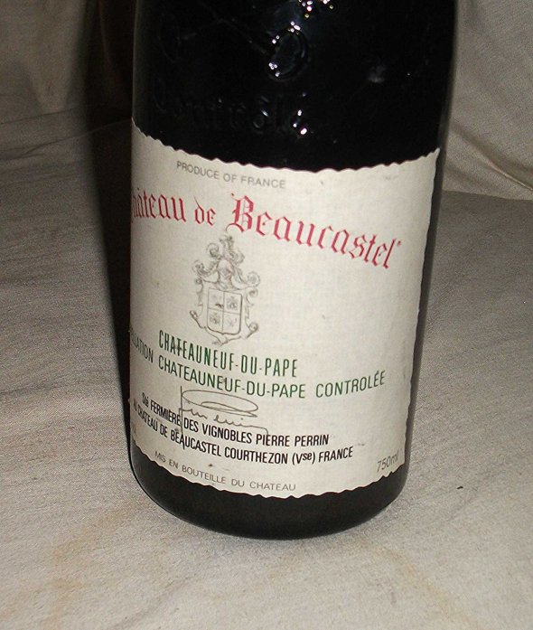 Chateau de Beaucastel,  Chateauneuf-Du-Pape. 1991.