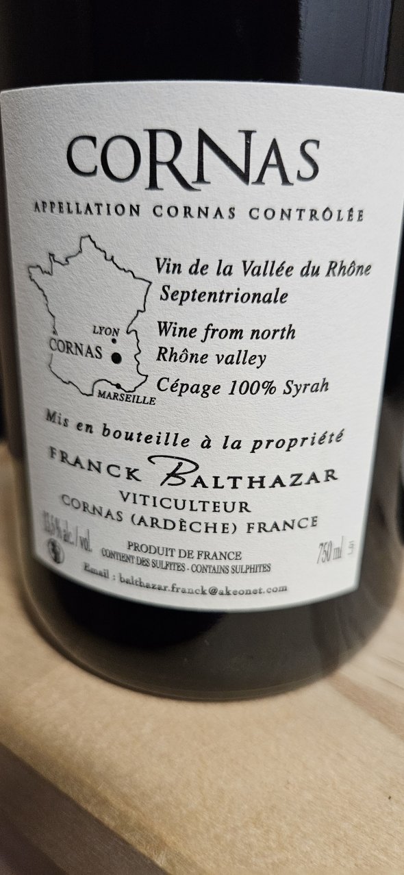 2009 Franck Balthazar "Chaillot" Cornas