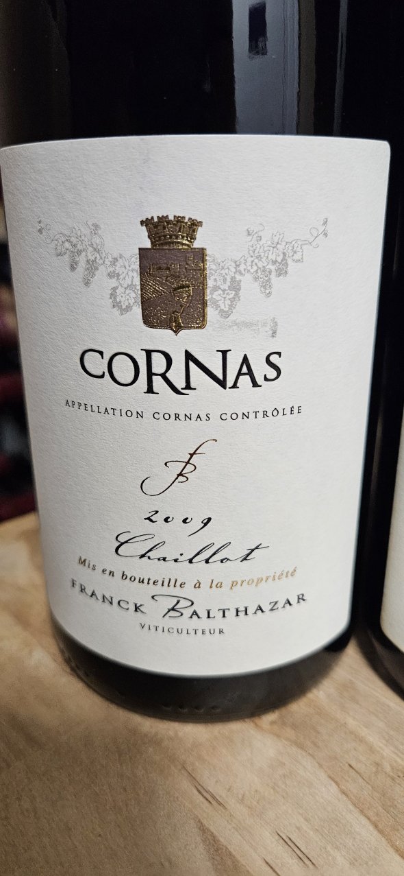 2009 Franck Balthazar "Chaillot" Cornas