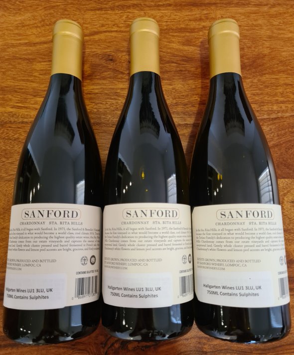 Sanford, Chardonnay, Sta. Rita Hills