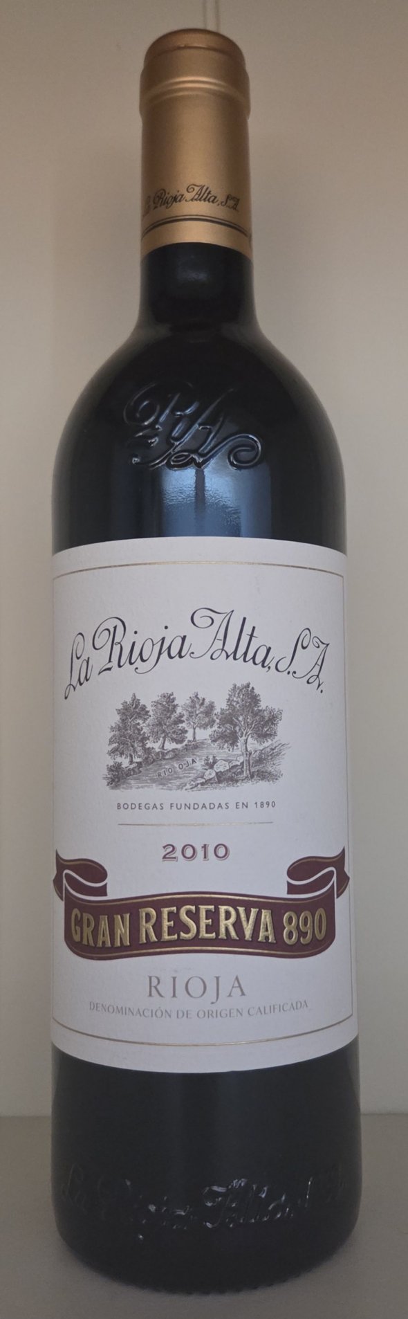 La Rioja Alta, 890 Gran Reserva, Rioja