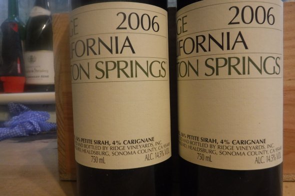 Ridge, Lytton Springs Zinfandel, Napa Valley