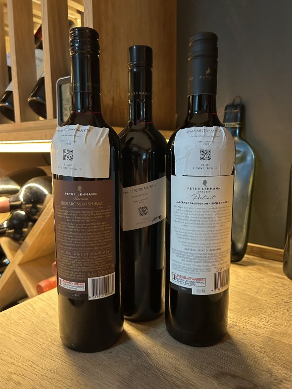 Three Peter Lehmann Classics - Stonewall Shiraz 2019, Portrait 2021, The Barossan 