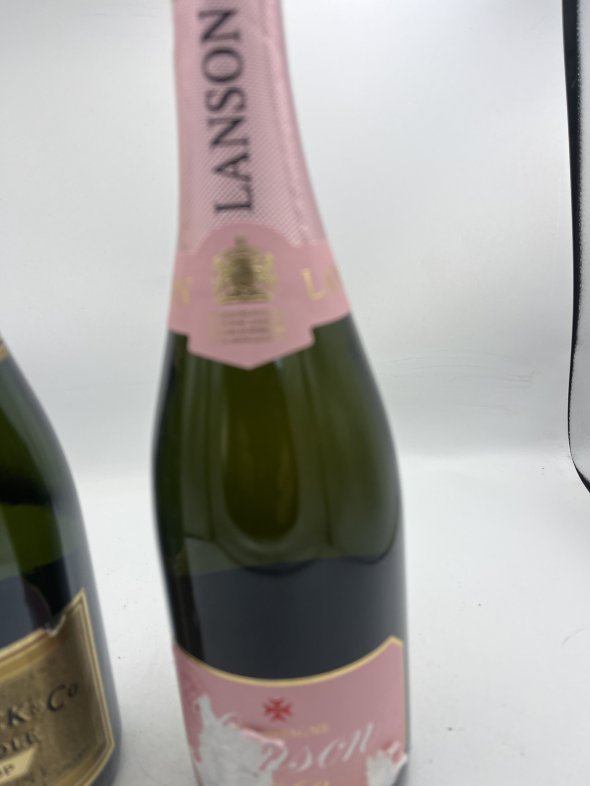 Heidsieck, Monopole Gold Top 2000 & Lanson Pink Label Rose 2 Bots
