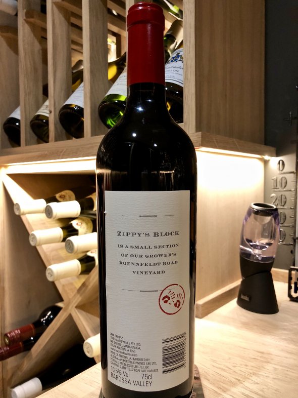 Two Hands, Zippy's Block Roennfeldt Road Shiraz, Barossa Valley - 95 pts