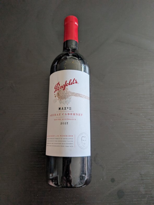 Penfolds, Max's Shiraz Cabernet, South Australia