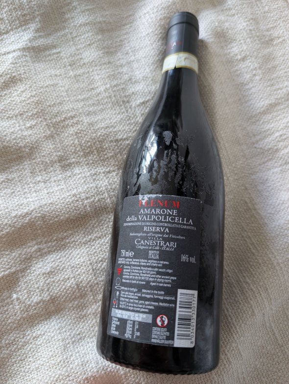 Wine of The Sea (Villa Canestrari), Amarone della Valpolicella