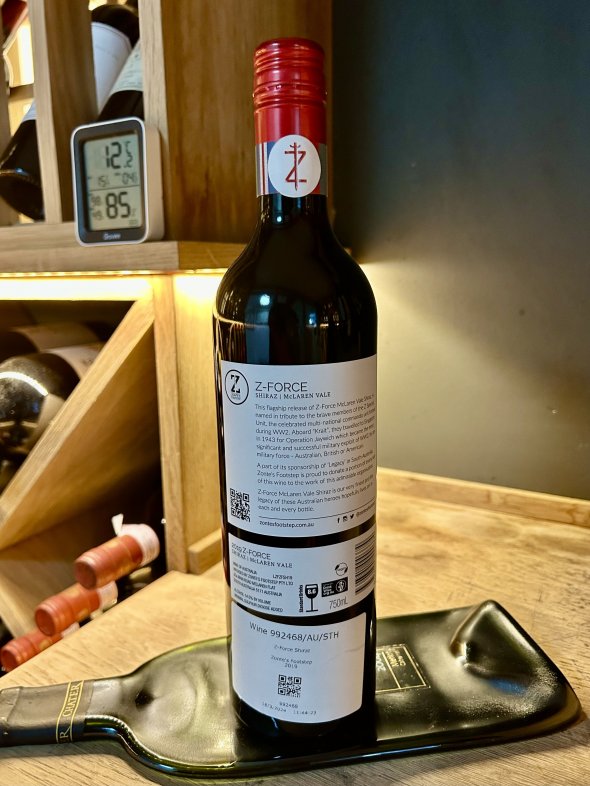 Zonte's Footstep, Z-Force, McLaren Vale - 96 pts multi award winning