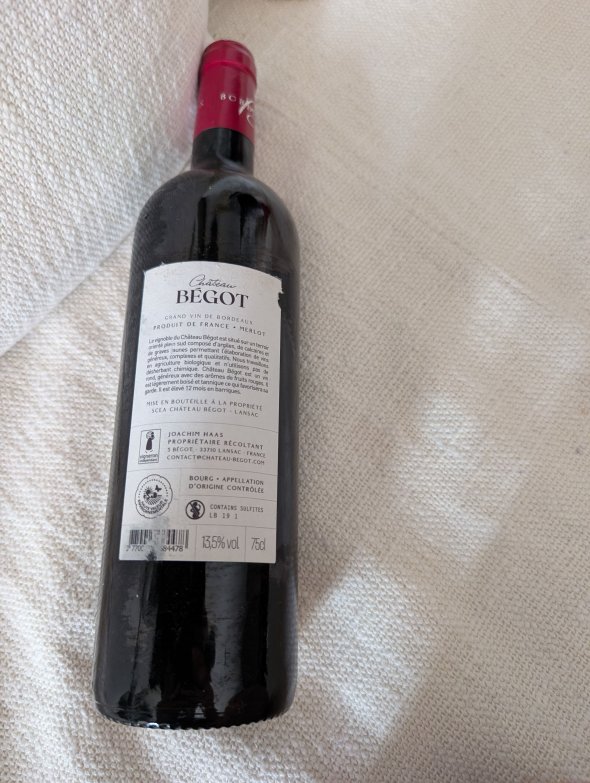 Chateau Begot, Cotes de Bourg