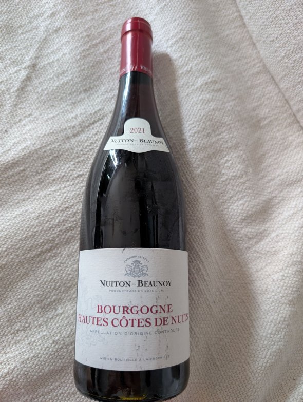 Nuiton-Beaunoy Bourgogne Hautes Cotes de Nuits