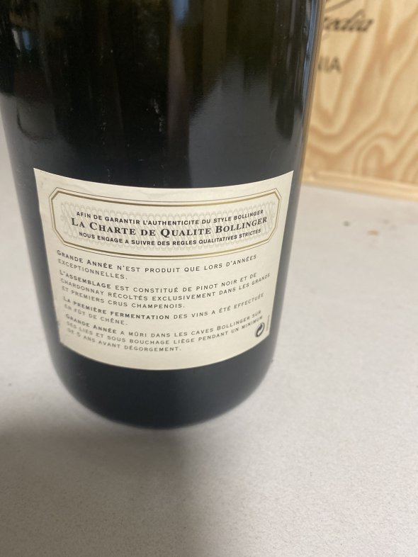 Bollinger, La Grande Annee