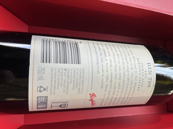 Penfolds, Bin 798 RWT Shiraz, Barossa Valley