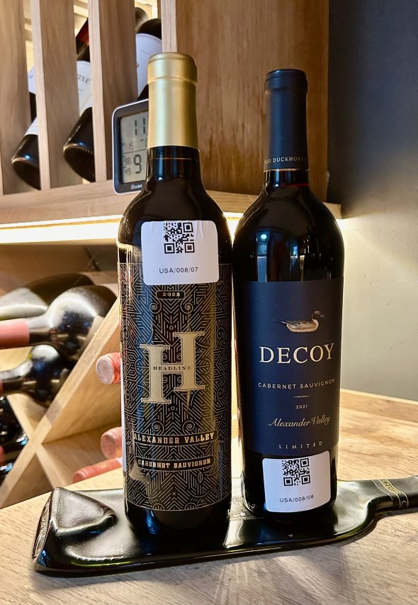 Two Alexander Valley, Cabernet Sauvignon, Headline 2022 and Decoy